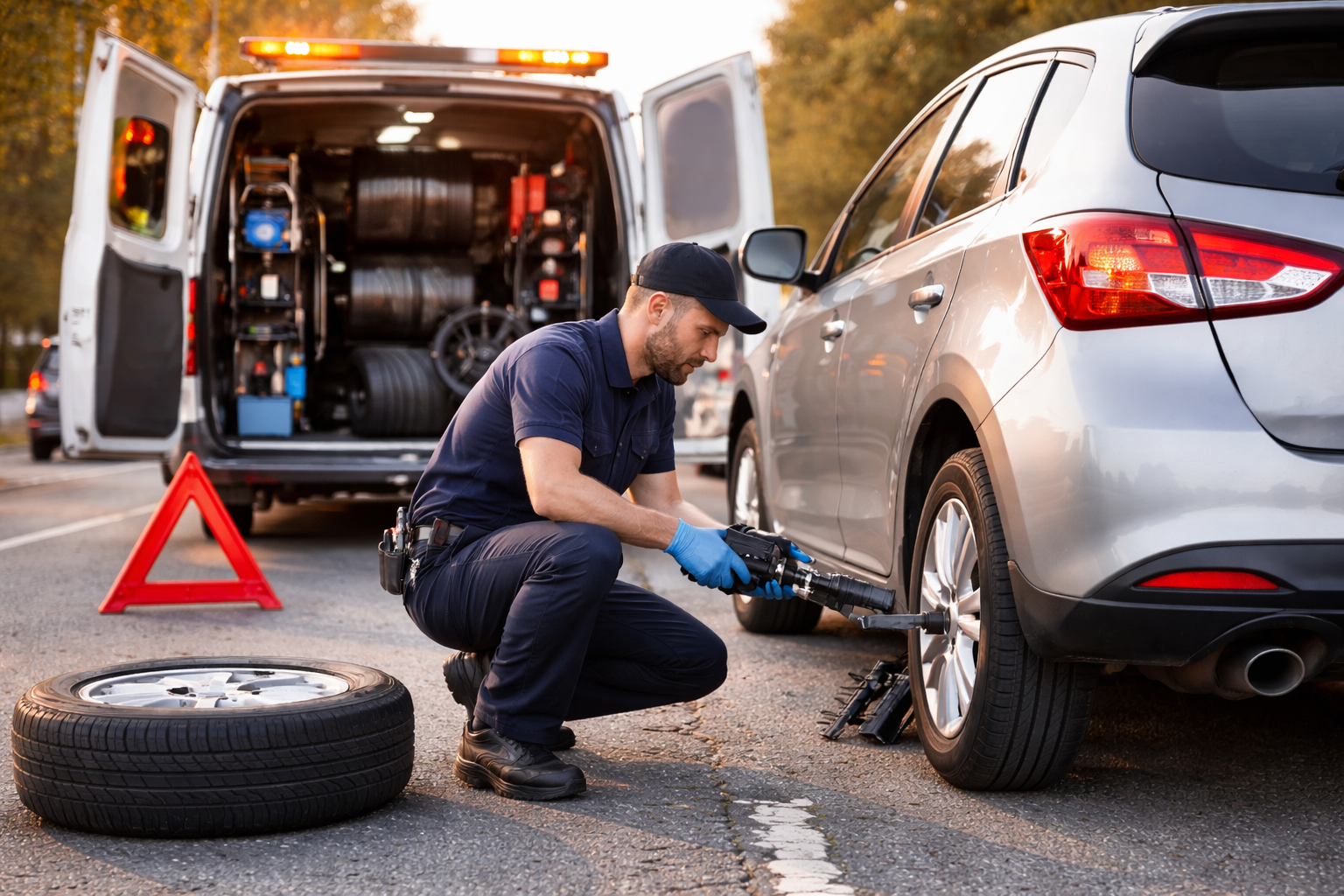 Emergency tyre assistance Dublin